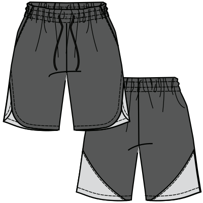 Moldes de confeccion para HOMBRES Shorts Bermuda deportiva 9103